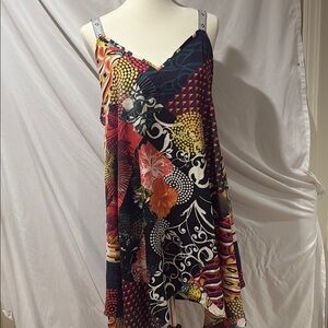 NWOT Rise & Bloom Swim Coverup Dress Size Small